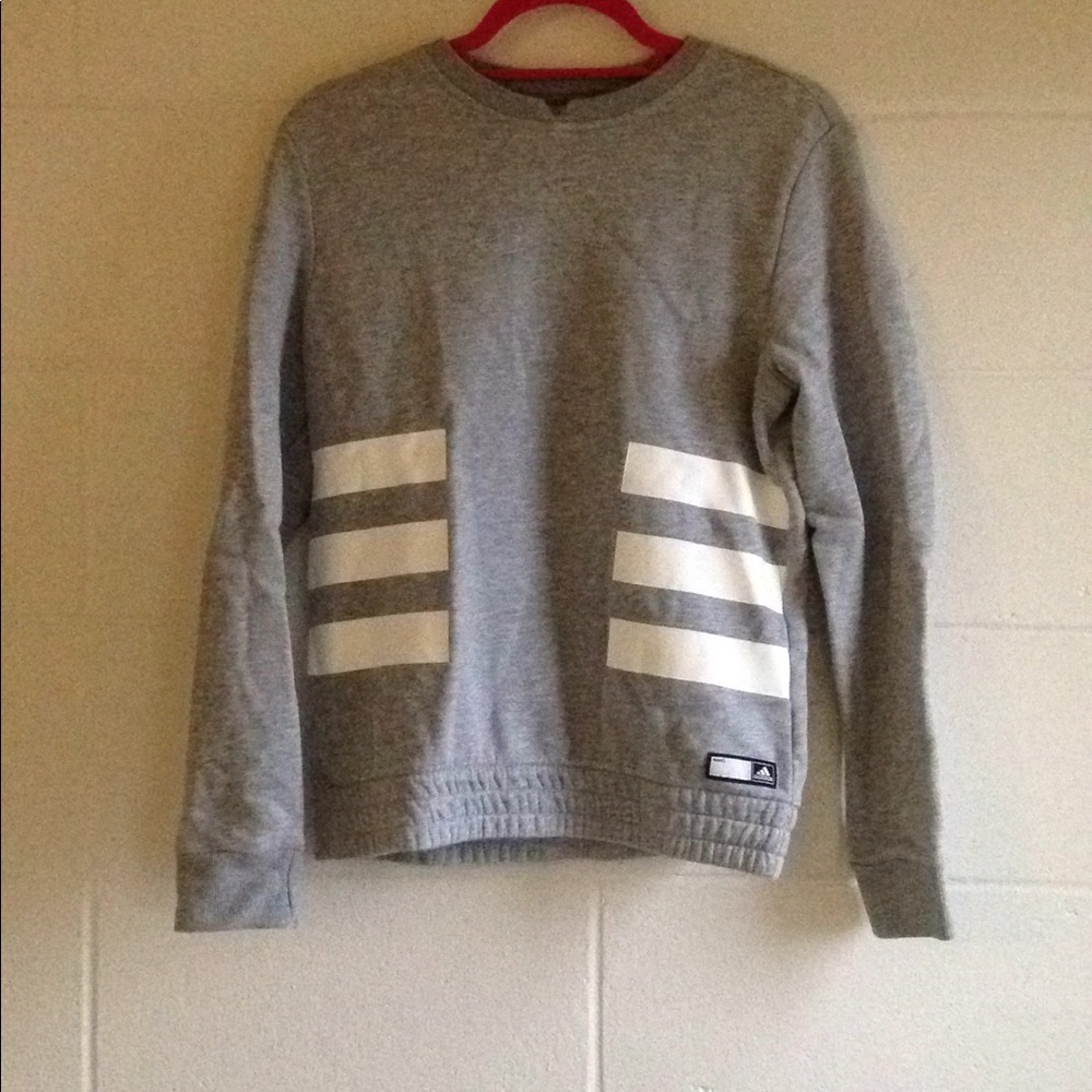 Adidas gray sweatshirt